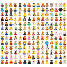 Lilalu Ente Badeente Quietscheente Quietscheentchen Gummiente Geschenkidee