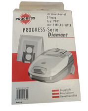 Progress Diamant P60T Staubsaugerbeutel unvollständig offene OVP
