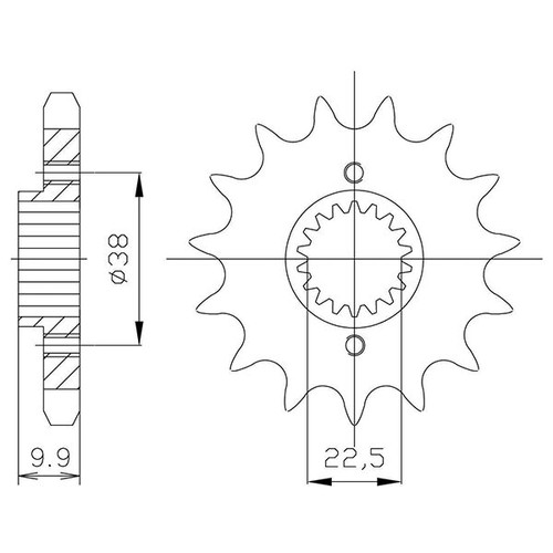 Ritzel p520 z15 - -,