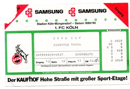 Ticket köln - 1., fc
