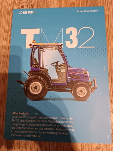 Prospekt iseki tm32 - prospekt, traktor