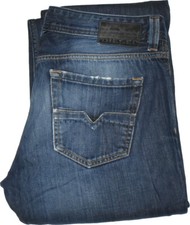 Diesel  Larkee  Jeans W33 L32  Blau  Vintage  Wash 008ST  Used/Destroyed Look