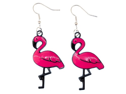 Flamingo ohrringe miniblings - flamingo,
