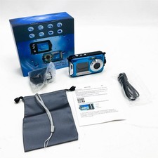 Unterwasserkamera Wasserdichte 2.7K 1080P FHD 48 MP Unterwasser Camcorder Dual