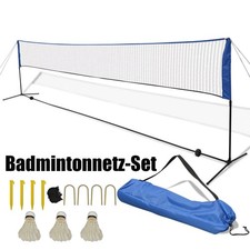 Badmintonnetz-Set mit 3 Bälle