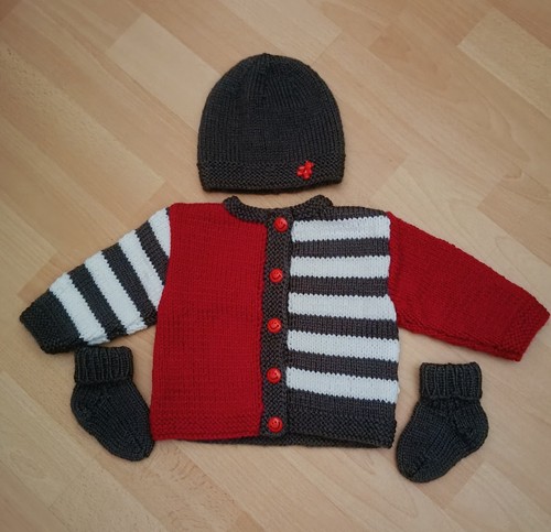 Babystrickjacke set jungen - babystrickjacke/set,
