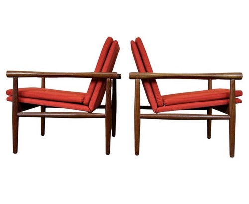 60er 70er teak easy chair - teak,