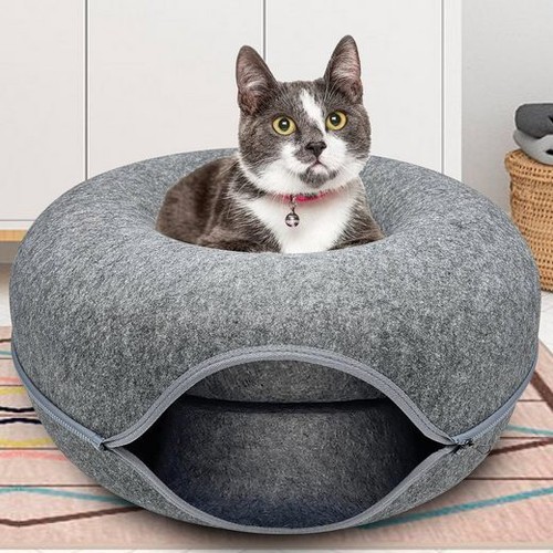 Katzenbett aus filz tierbett - katzenbett,
