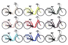 28 Zoll Alu Fahrrad City Bike Damen 3 Gang Nabenschaltung Tiefeinsteiger