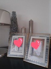 Bilderrahmen Messing Gold