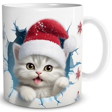 Kaffee Tasse Weihnachten Katze