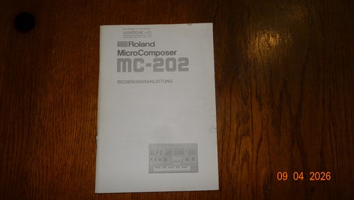Roland 202 original - roland, manual