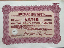 Stettiner Oderwerke AG für