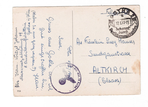 Feldpost stempel gotha - 2., wk