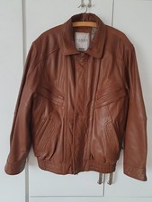 Herren Leder-Jacke Braun
