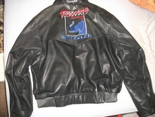 *Hein Gericke Lederjacke   Echtleder   Gr. XL   mit Aufnäher  