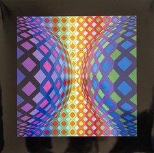 Vasarely heliogravur aus - vasarely,