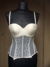 Korsage Unterwäsche Hochzeit weiß Di Lorenzo / Kleemeier Größe 65C NEU