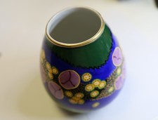 Seltene Jugendstil Vase Zeh & Scherzer, Handarbeit, 17 cm      VL