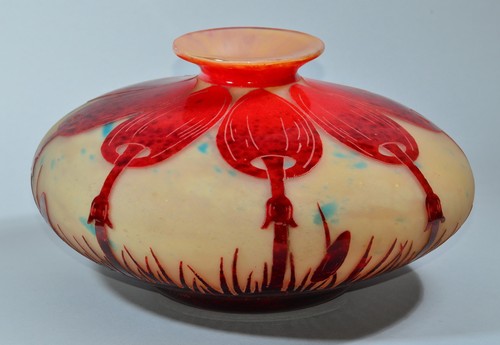 Vase verre francais - le,