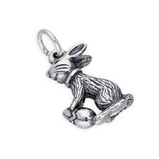 Sterlingsilber Osterhase mit