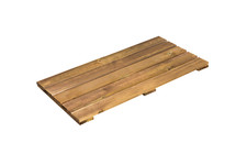 4x Holzfliesen Bodenfliesen