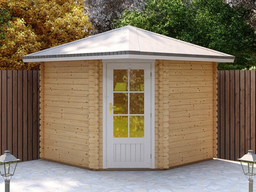 Eck gartenhaus aus - eck,