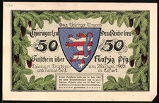 Notgeld Erfurt 1921, 50