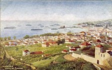 Ak Funchal Insel Madeira Portugal, Landschaft von Madeira, Blick... - 4921940