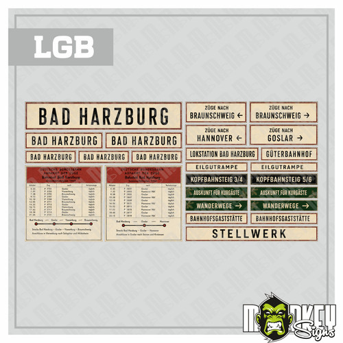 Lgb bahnhof harzburg - bahnhof, 1:22,5