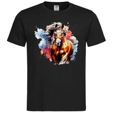 T-Shirt Pferde Reiten Pferd