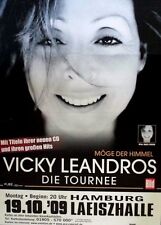 VICKY LEANDROS - 2009 - In Concert - Möge der Himmel Tour - Poster - Hamburg