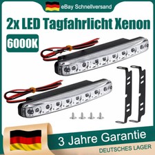 2x LED Tagfahrlicht 8SMD FLAT