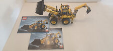 Lego Technic 8055 Radlader Backhoe Loader Bagger mit BA  100% komplett 
