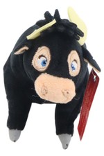 FERDINAND Schlüsselanhänger Stier Plüschtier Schwarz Casual Kawaii