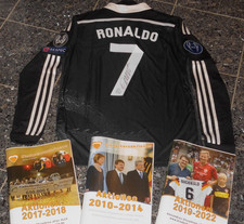 REAL MADRID "RONALDO" ADIDAS TRIKOT; GR.M Handsigniert CHARITY"