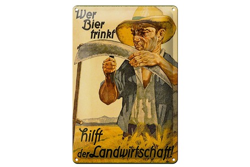Blechschild 20x30cm gewölbt - blechschild,
