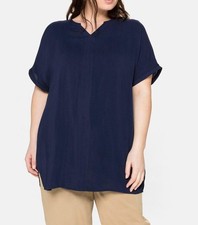 sheego Damen Tunika Bluse