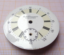 Altes gebrauchtes Zifferblatt für Taschenuhr gute Erhaltung D= 37,8 mm NR. 14