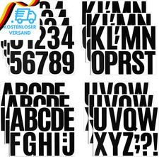 JJUNW 13 Blatt Buchstaben