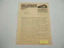 Joh. Lehmkuhl Oldenburg Fahrradwerk Norddeutsche Fahrzeug Industrie Brief 1941
