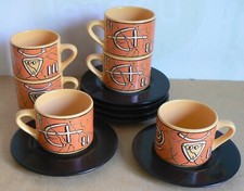 WÄCHTERSBACH PASIEGA  6 KAFFEEGEDECKE KAFFEETASSEN