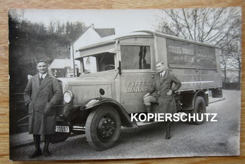 Altes foto lkw oldtimer fyffes - lkw,