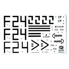 Aufkleber Decals Panzer M1A2