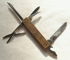 GML VINTAGE GENTLEMEN POCKET KNIVE NOBLESSE TASCHENMESSER ROSTFREI BENUTZT