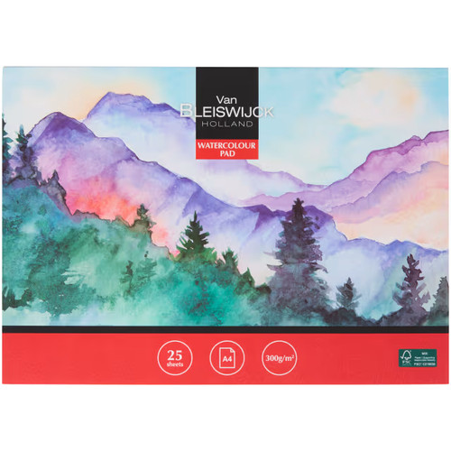 Aquarellblock 25 blatt - a4, |