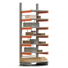 Kragarmregal, einseitig