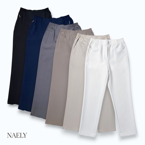 Damen chino stoffhose elegant - chino,