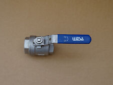 Wesa VA-Edelstahl Kugelhahn