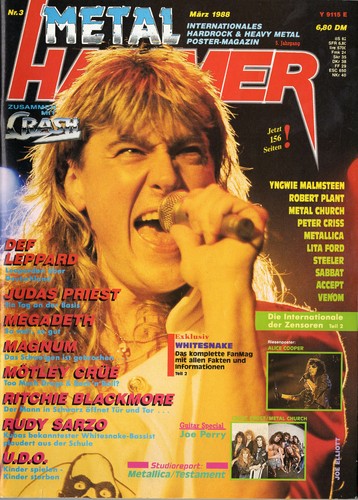 Metal hammer ausgabe 1988 - ausgabe,